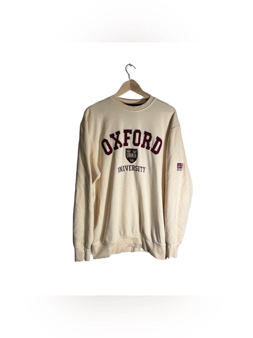 Oxford University Official Crewneck Sweatshirt Men's XL Embroidered Academia